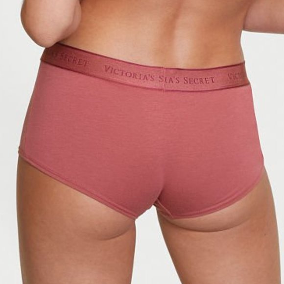 VS XXL Logo Waist Boyshort Lady Pink NWT - Picture 2 of 14